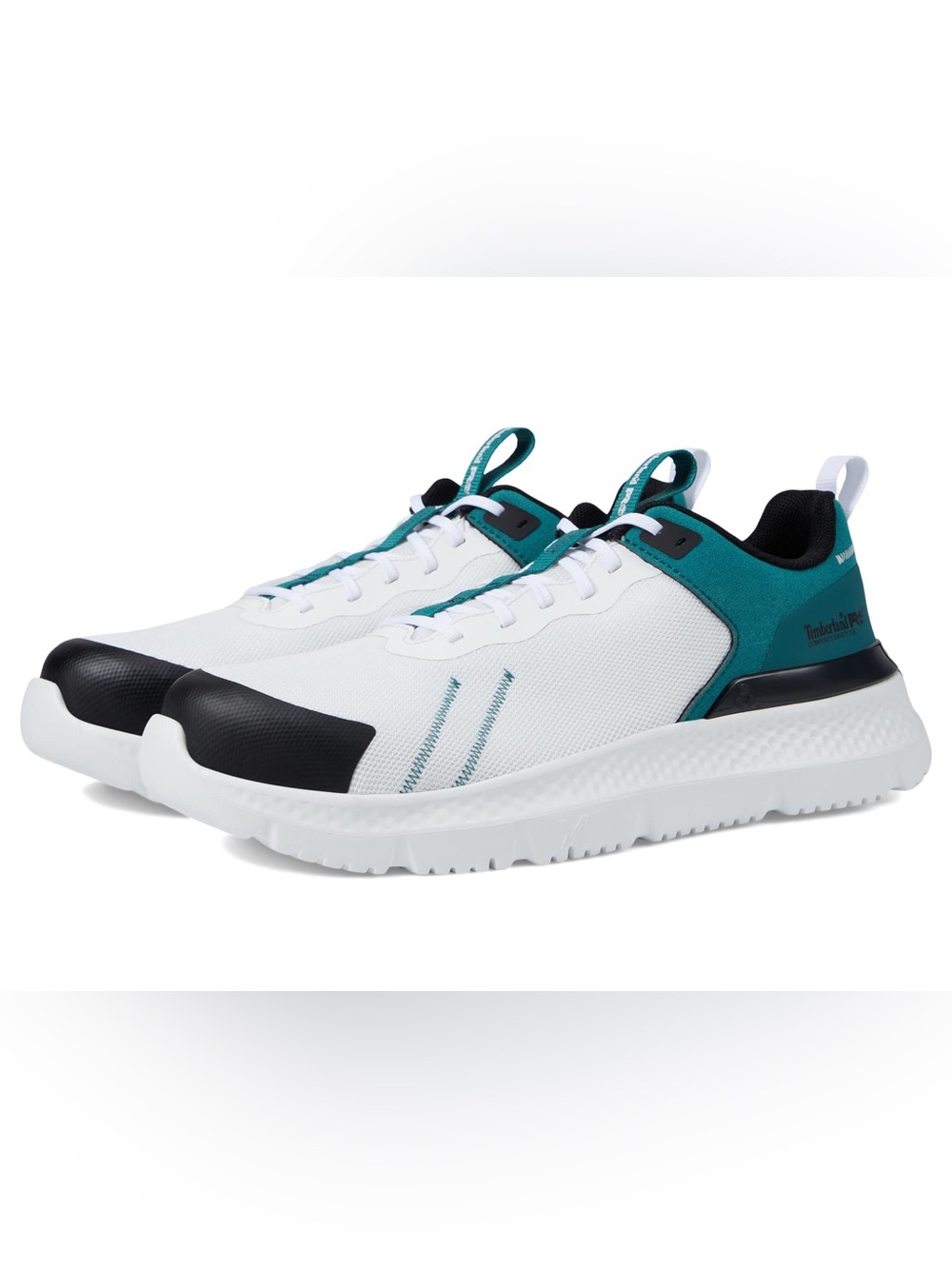 Timberland PRO Setra Composite Safety Toe Work Shoes White Emerald Size 10